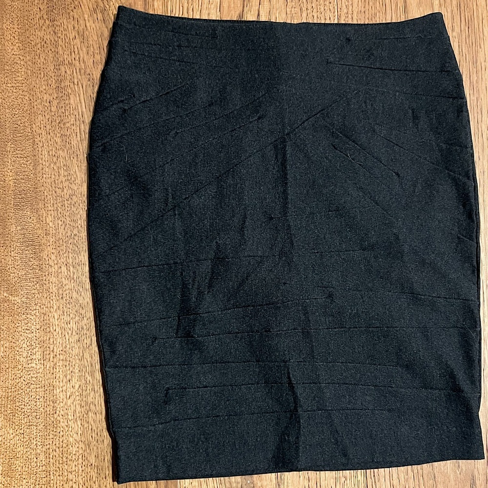 Dynamite Charcoal Grey Bandage Skirt